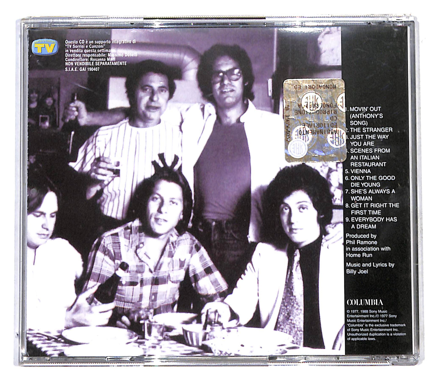 EBOND Billy Joel - The Stranger EDITORIALE CD CB041320