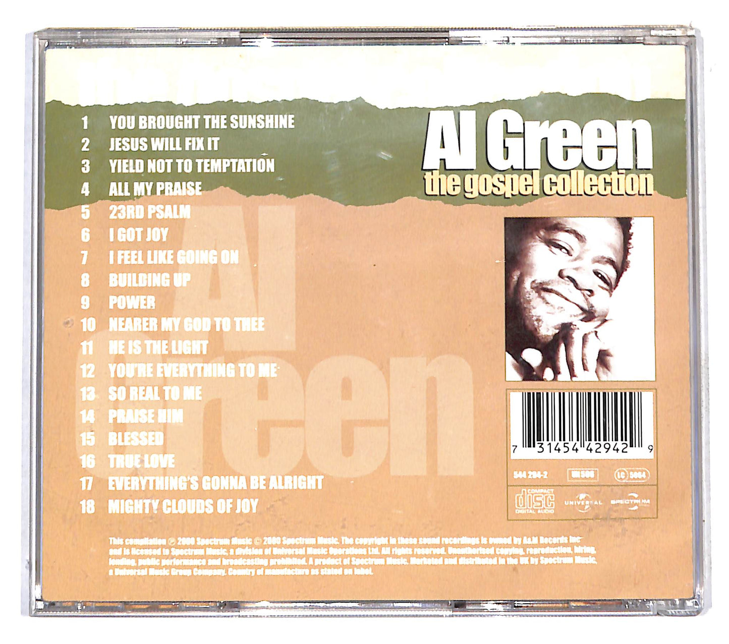 EBOND Al Green - The Gospel Collection CD CB041323
