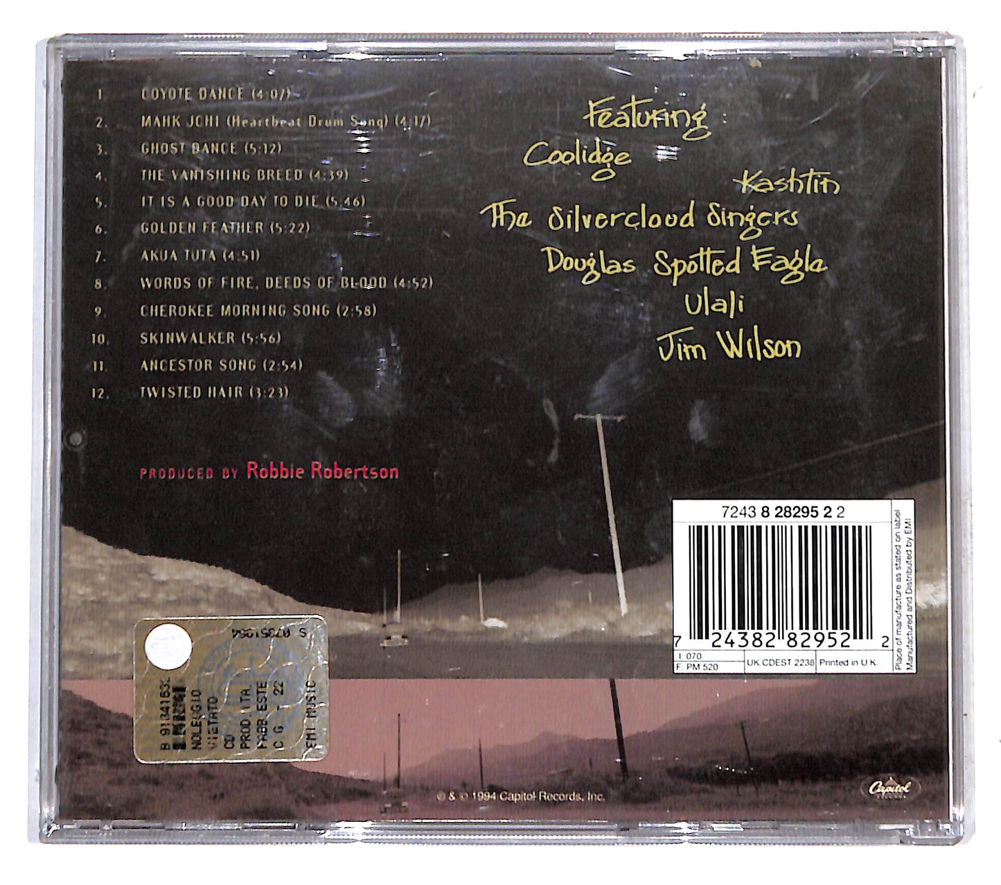 EBOND Robertson The Red Road Ensemble - Music For The Native Americans CD CB041328