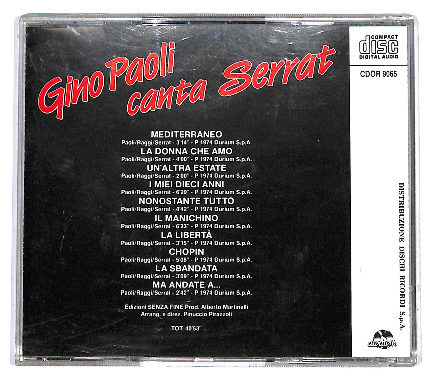 EBOND Gino Paoli - Canta Serrat CD CB041346