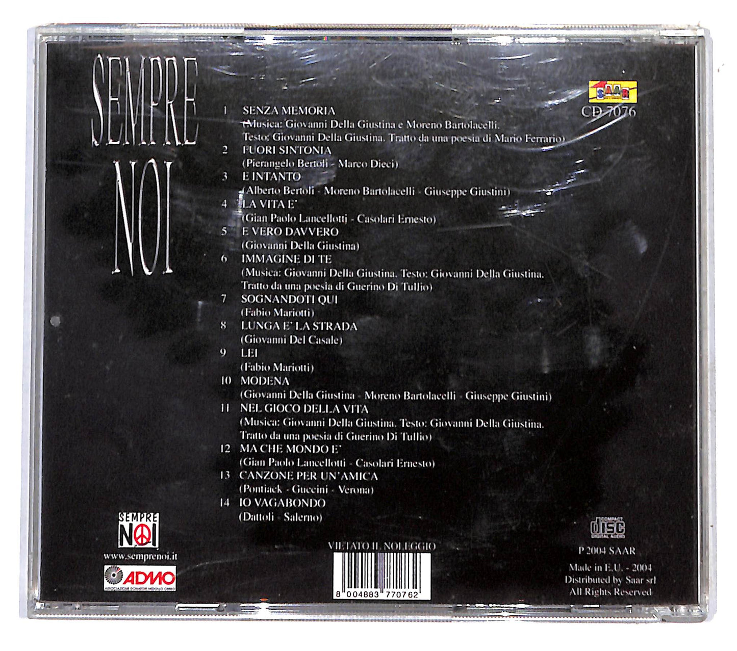 EBOND Sempre Noi - Fuori Sintonia CD CB041355
