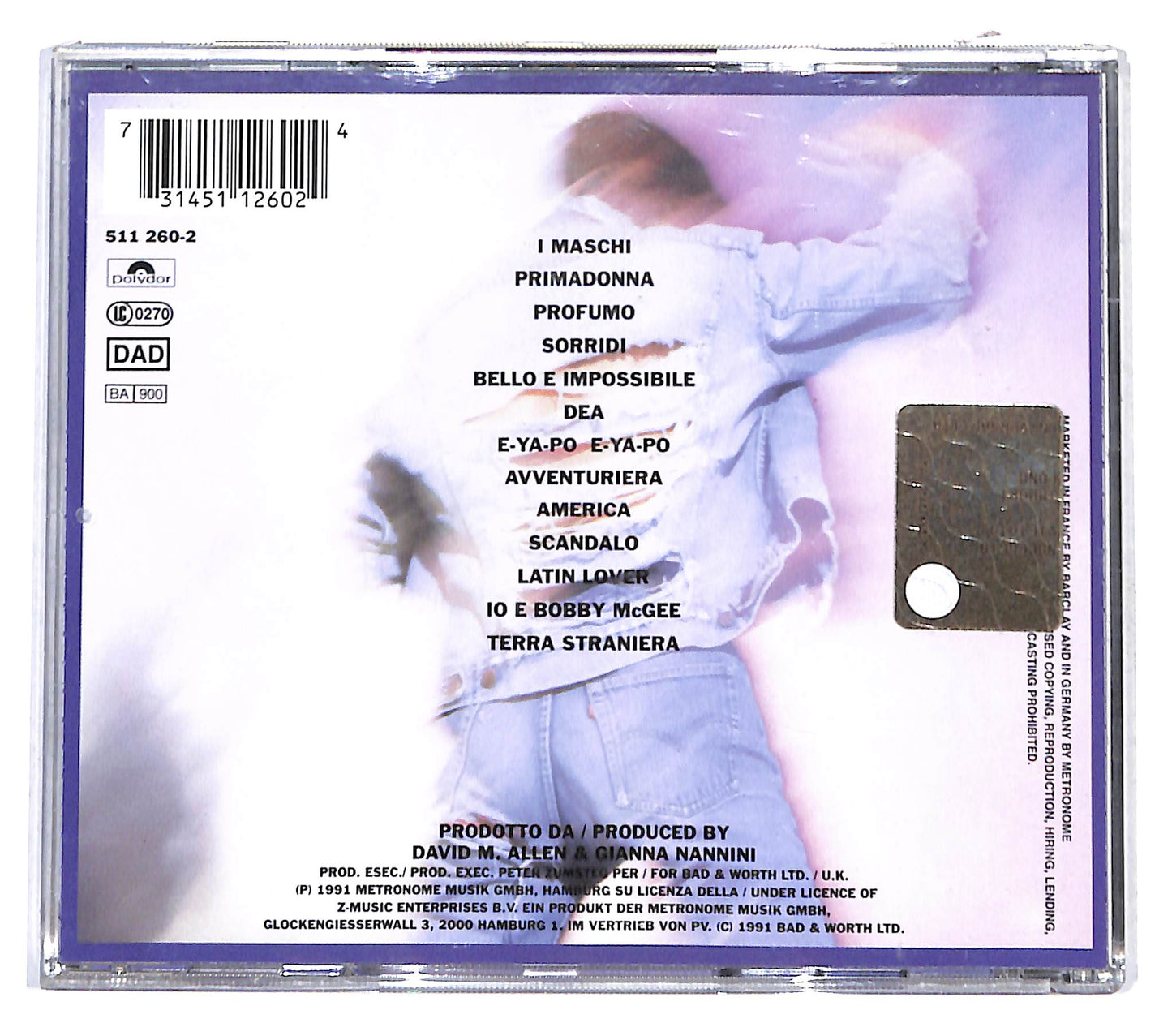 EBOND Gianna Nannini - Giannissima CD CB041513