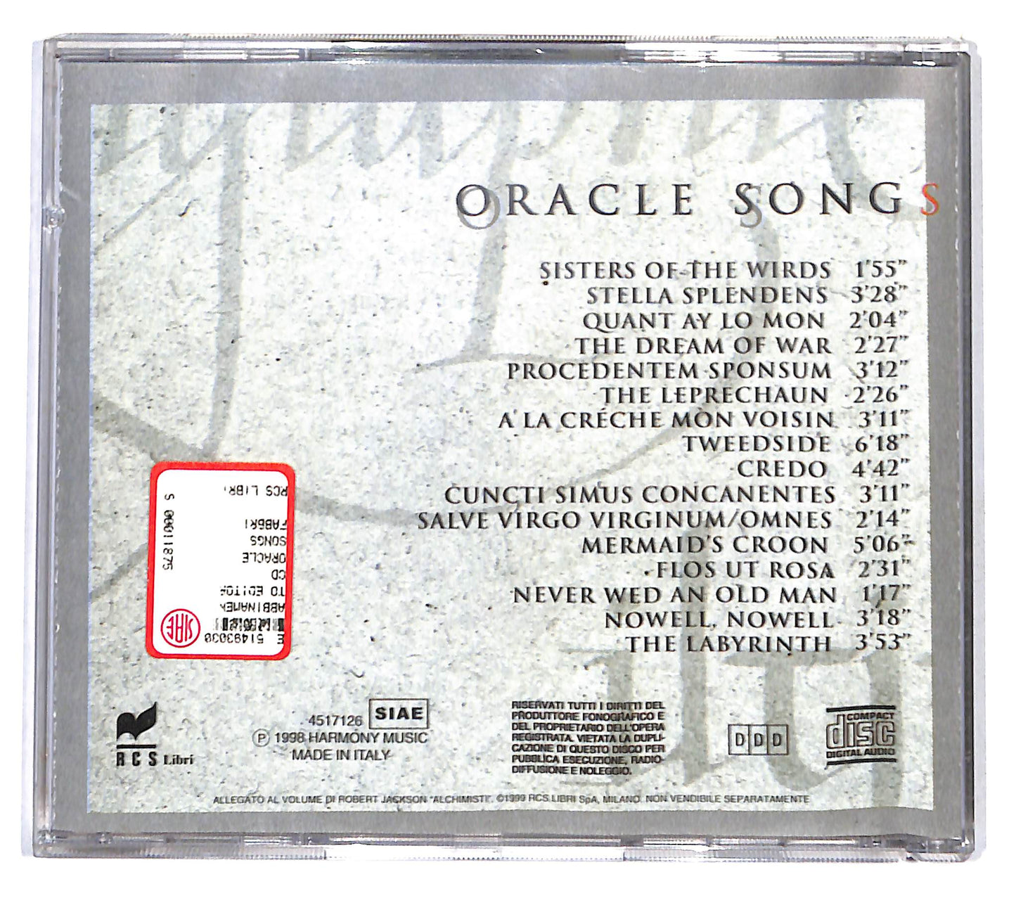 EBOND Various - Oracle Songs CD CB041514