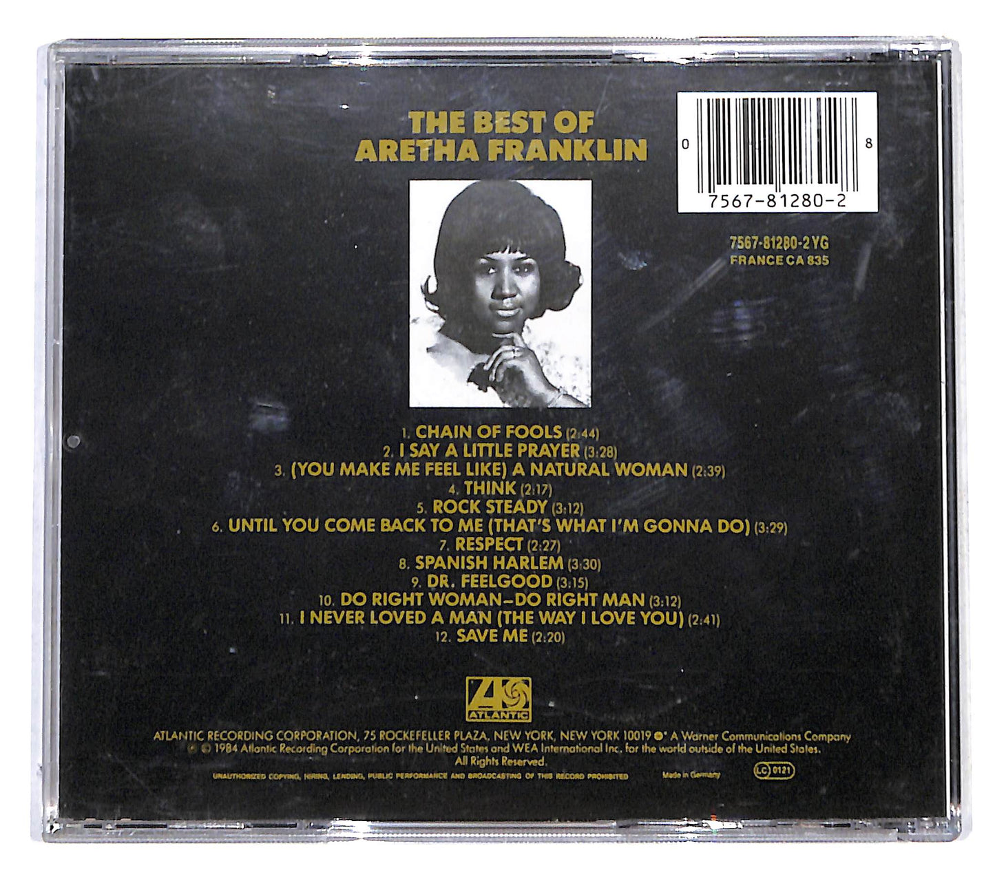 EBOND Aretha Franklin - The Best Of Aretha Franklin CD CB041520