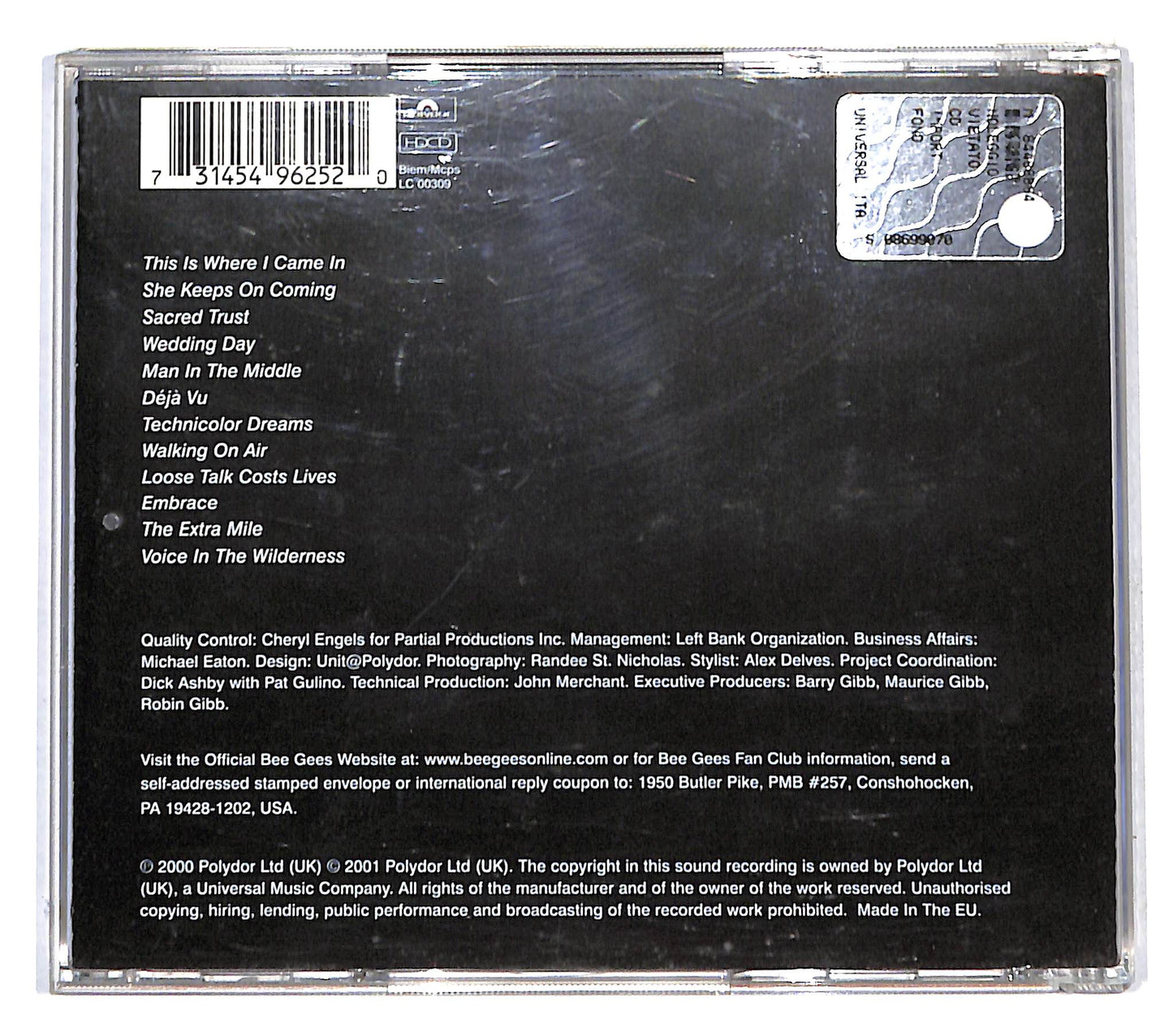 EBOND Bee Gees - This Is Where I Came In CD CB041526