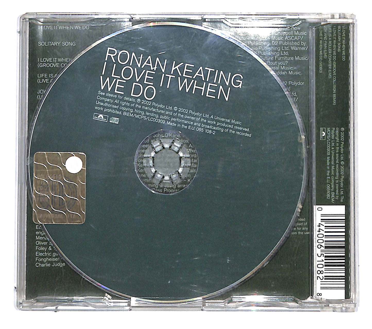 EBOND Ronan Keating - I Love It When We Do CD CB041528