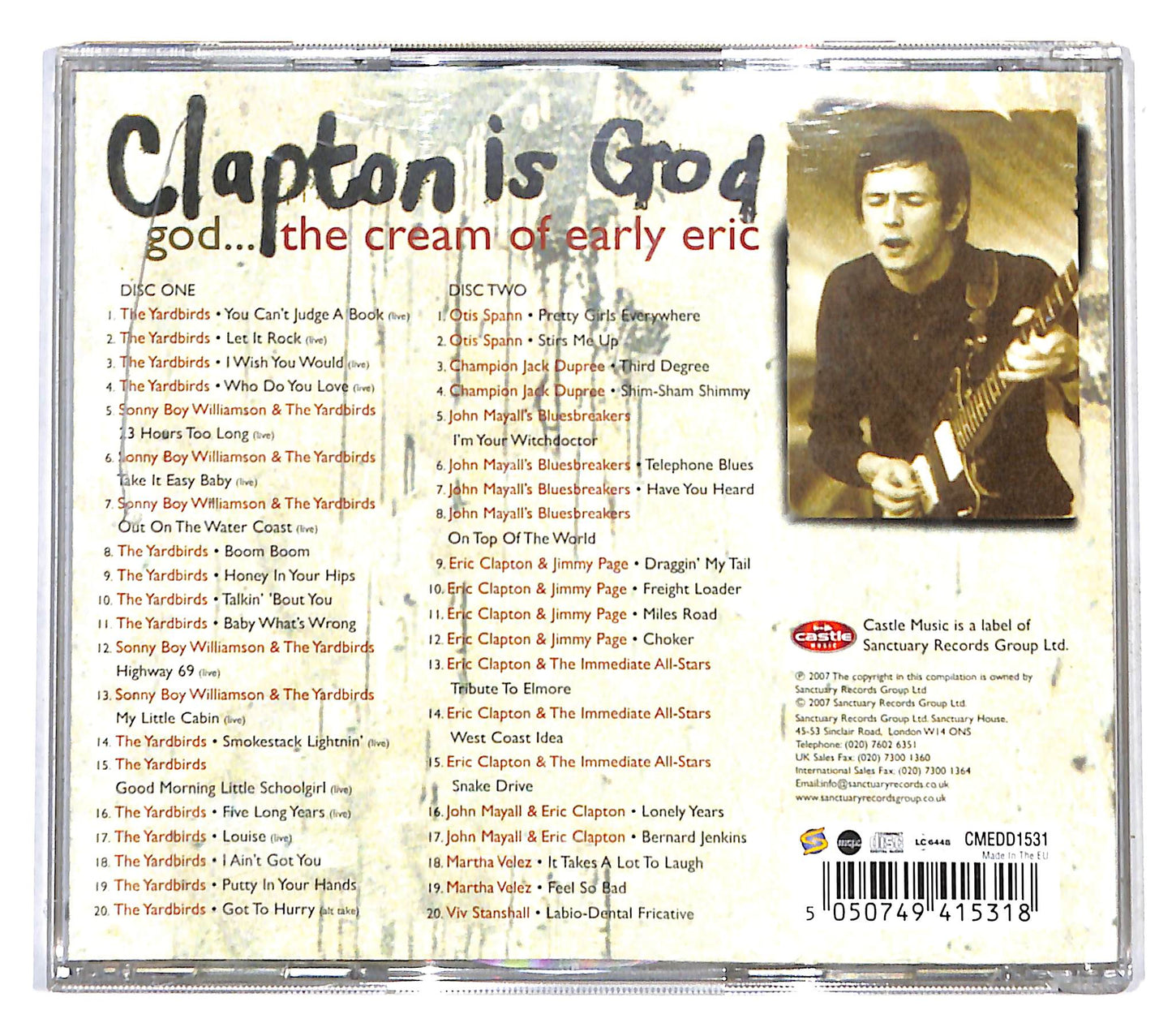 EBOND Various - Clapton Is God...The Cream Of Early Eric CD CB041536