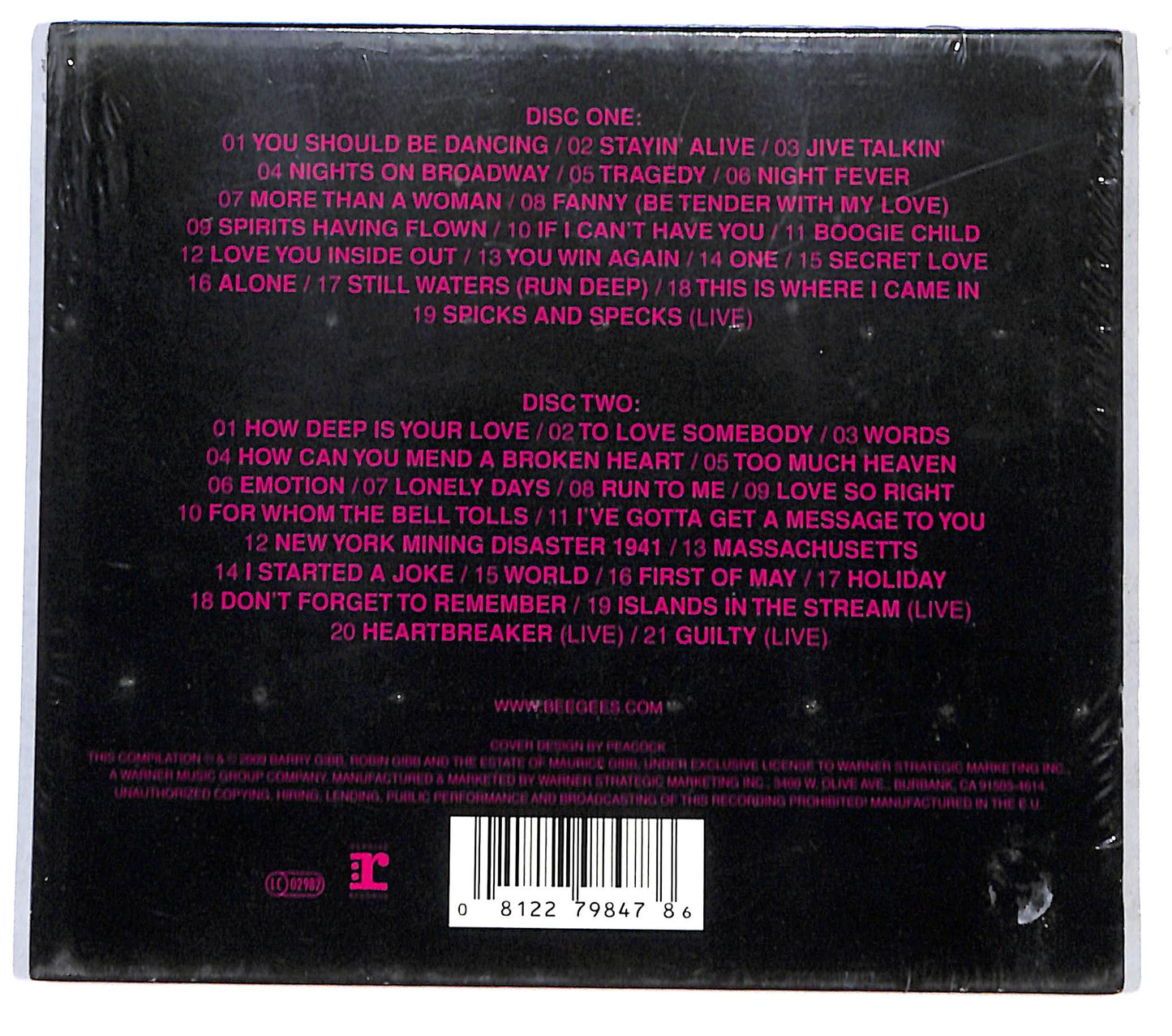 EBOND Bee Gees - The Ultimate Bee Gees Slipcase CD CB041539