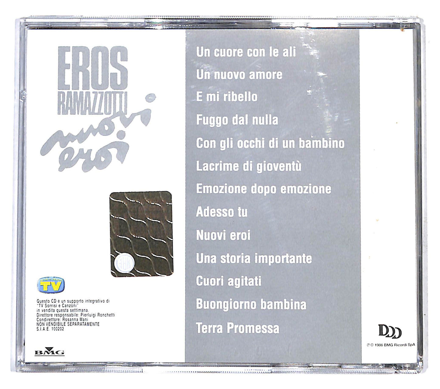 EBOND Eros Ramazzotti - Nuovi Eroi EDITORIALE CD CB041548