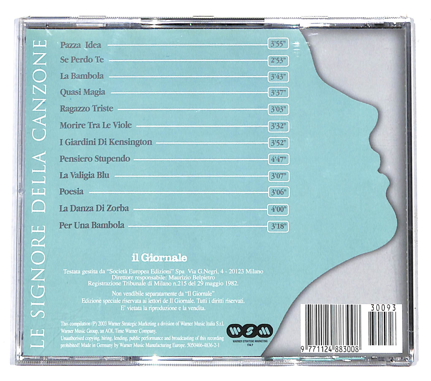 EBOND Patty Pravo - Patty Pravo EDITORIALE CD CB041554