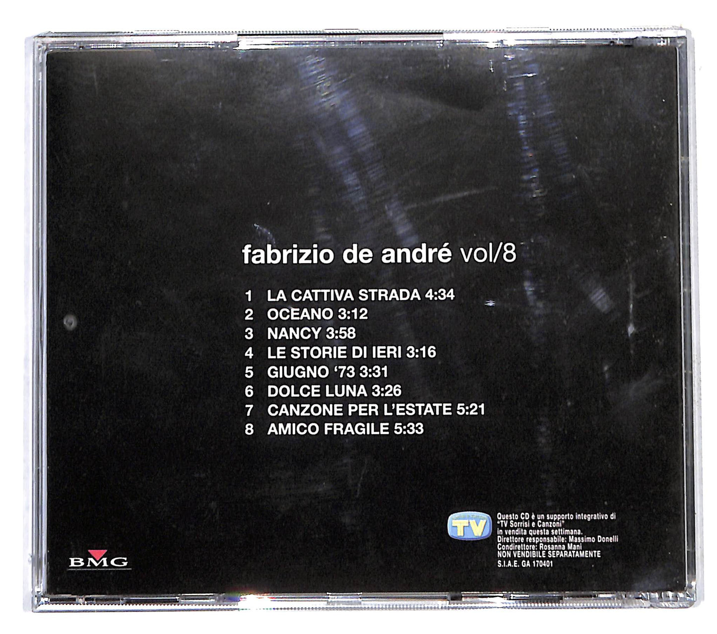 EBOND Fabrizio De Andre - Vol.8 EDITORIALE CD CB041556