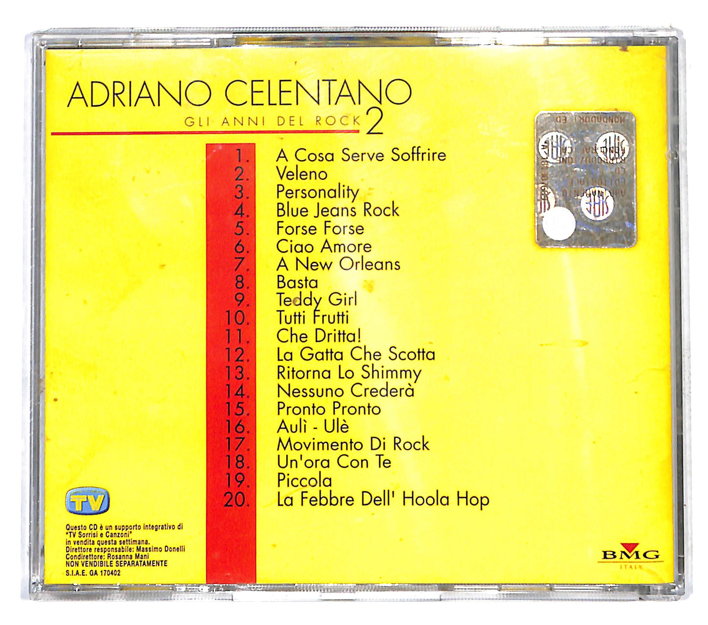 EBOND Adriano Celentano - Gli Anni Del Rock 2 EDITORIALE CD CB041557