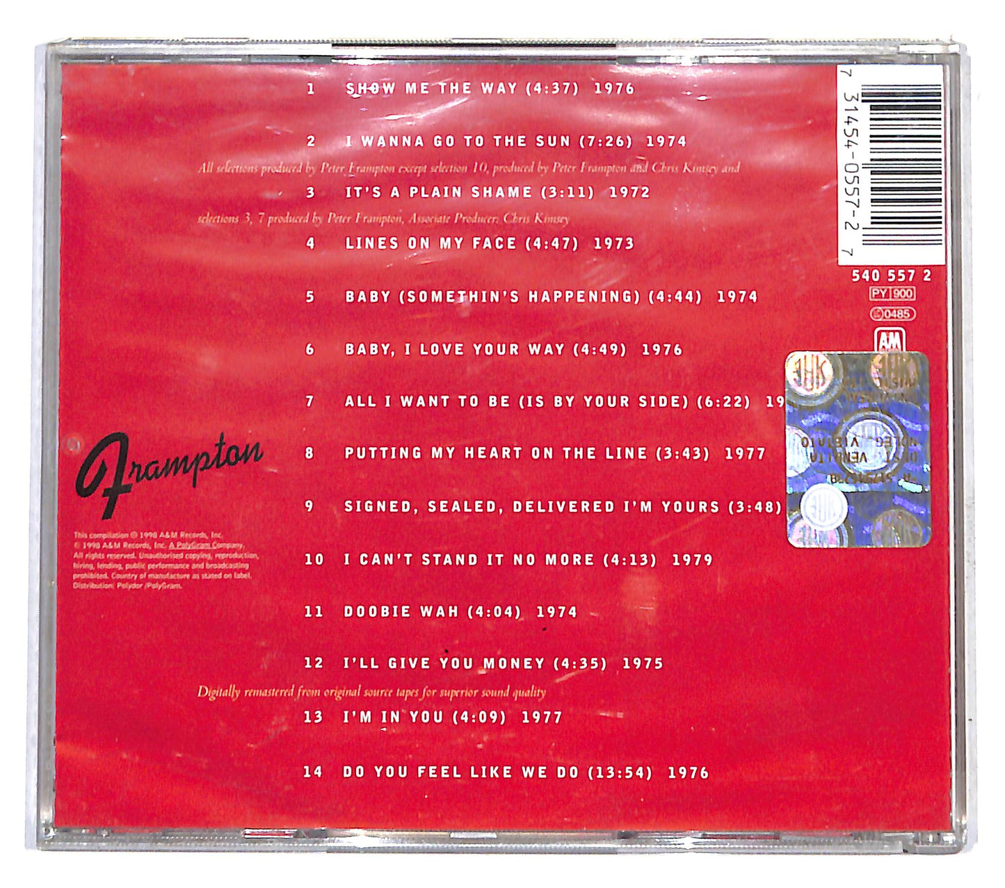 EBOND Peter Frampton - Greatest Hits CD CB041565