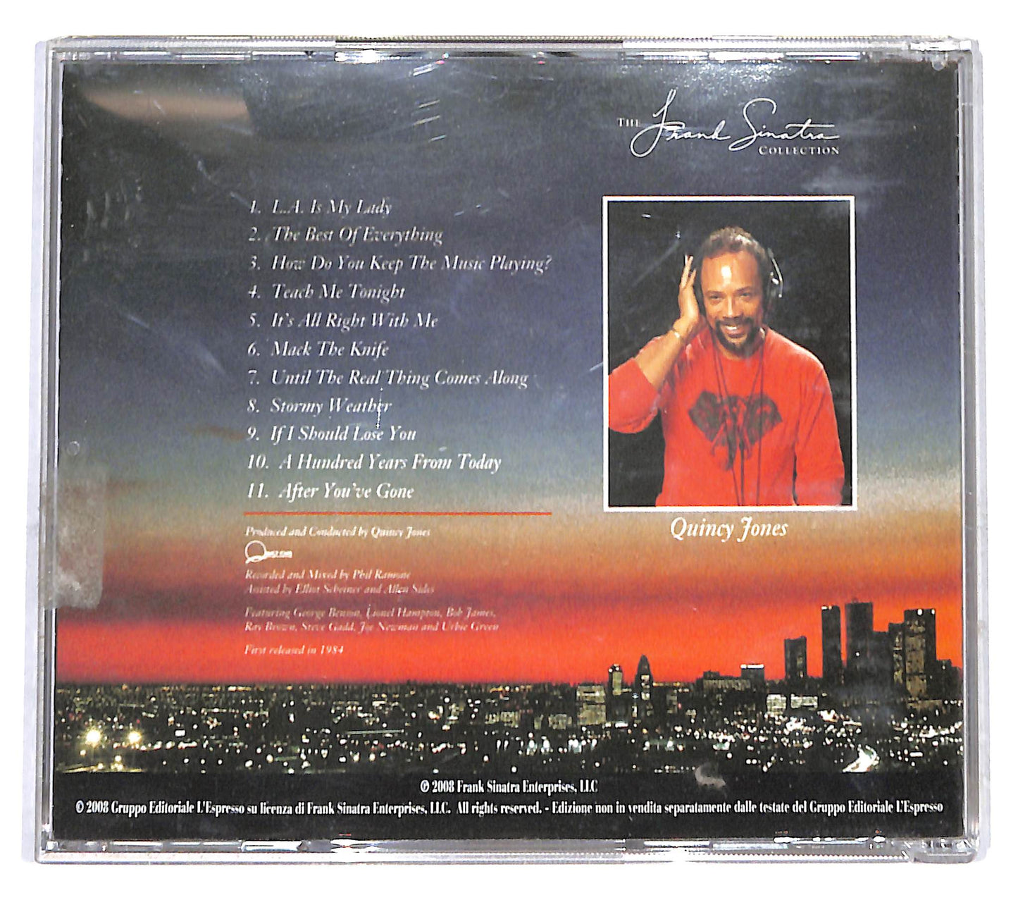 EBOND Frank Sinatra With Quincy Jones e Orchestra - L.A. Is My Lady CD CB041913