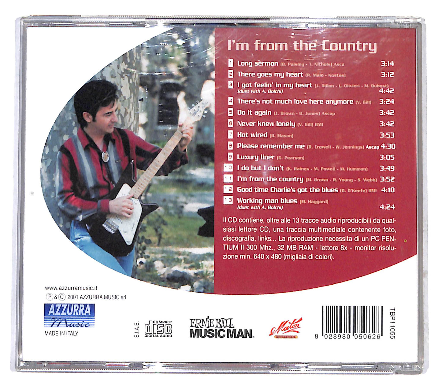 EBOND Luca Olivieri - I'M From The Country CD CB041918