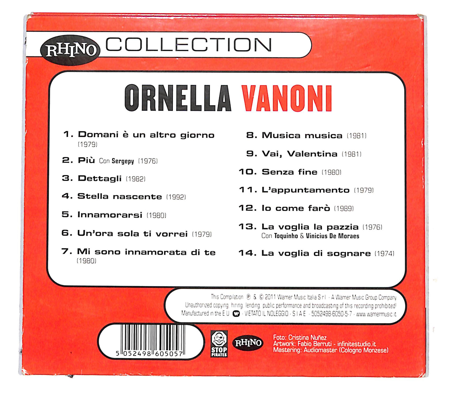 EBOND Ornella Vanoni - Ornella Vanoni CD CB041925