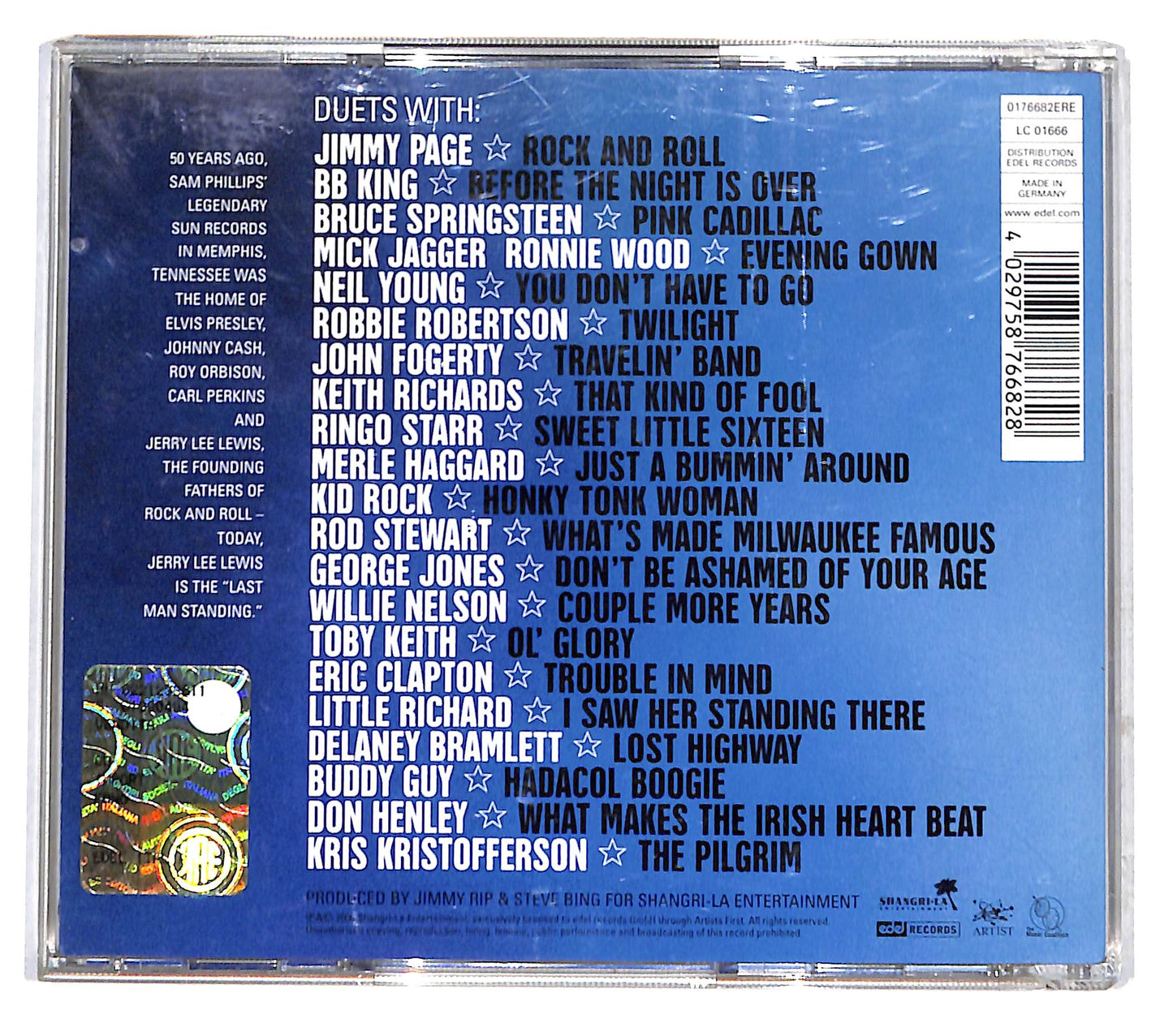 EBOND Jerry Lee Lewis - Last Man Standing - The Duets CD CB041930
