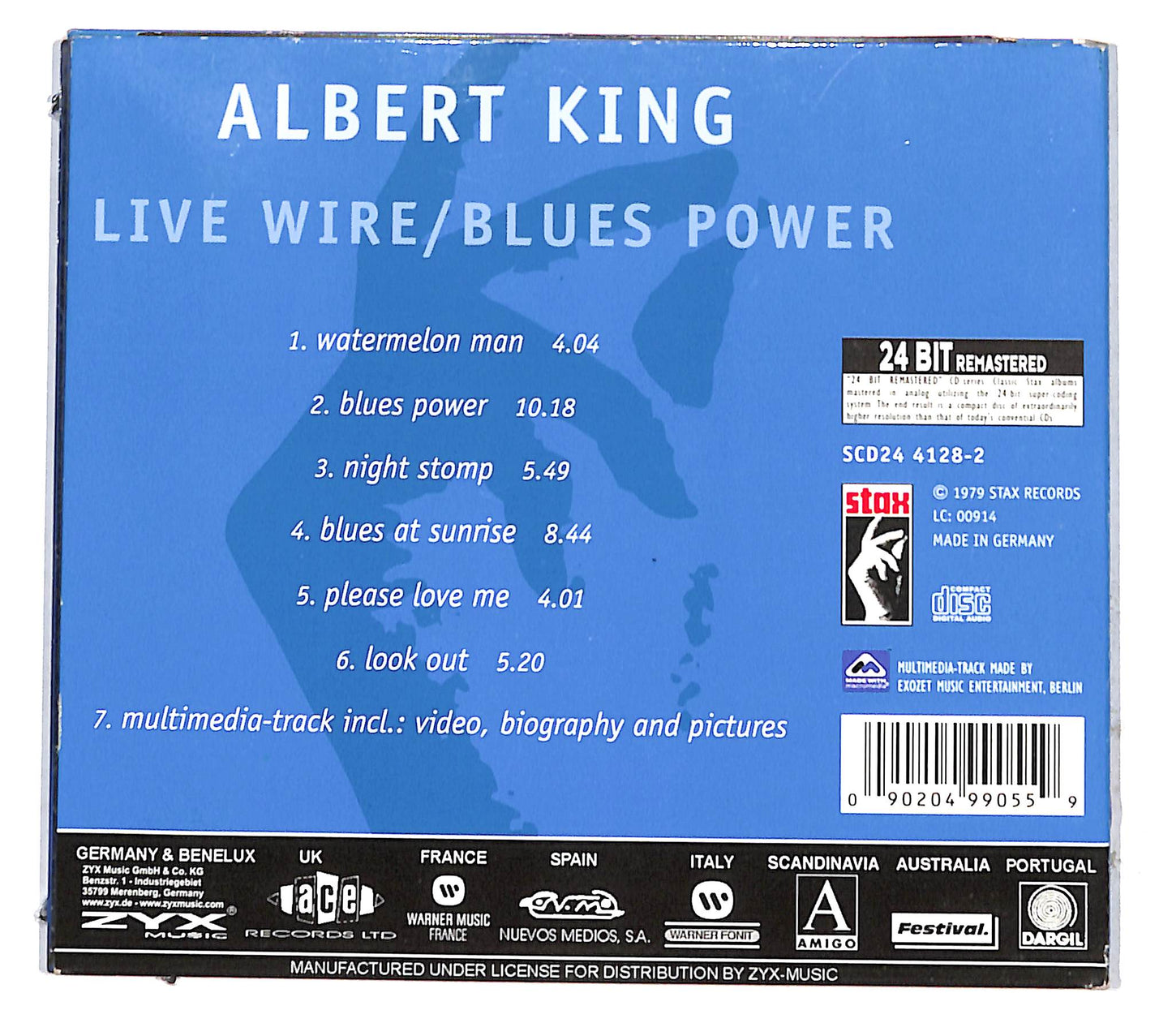EBOND Albert King - Live Wire - Blues Power DIGIPACK CD CB041932