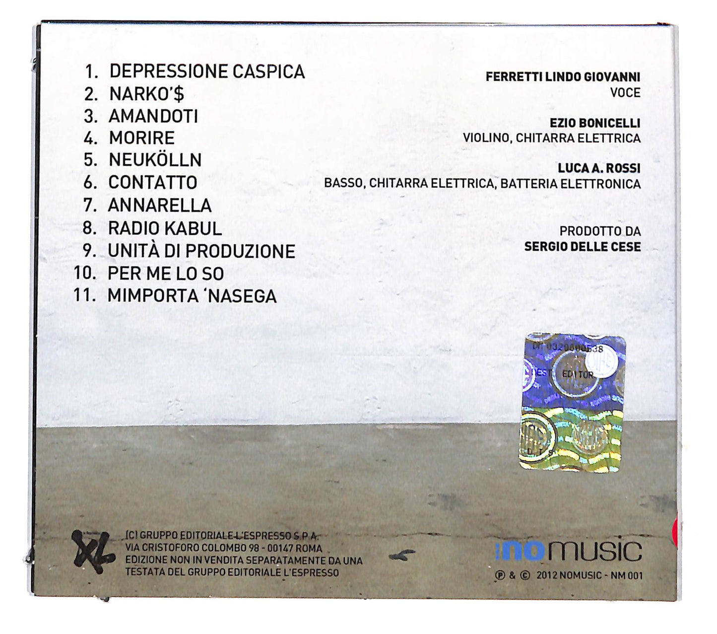 EBOND Giovanni Lindo Ferretti - In Concerto A Cuor Contento DIGIPACK CD CB041934
