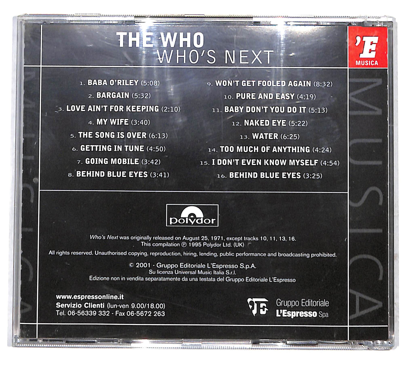 EBOND The Who - Who's Next CD CB041940