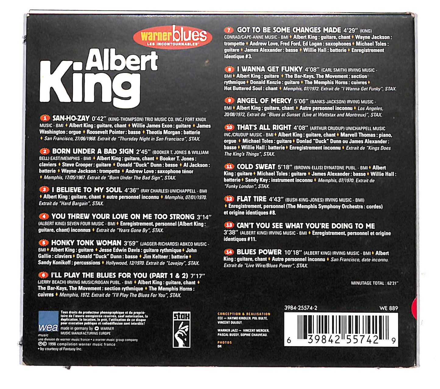 EBOND Albert King - La Force Tranquille Du Blues DIGIPACK CD CB041941