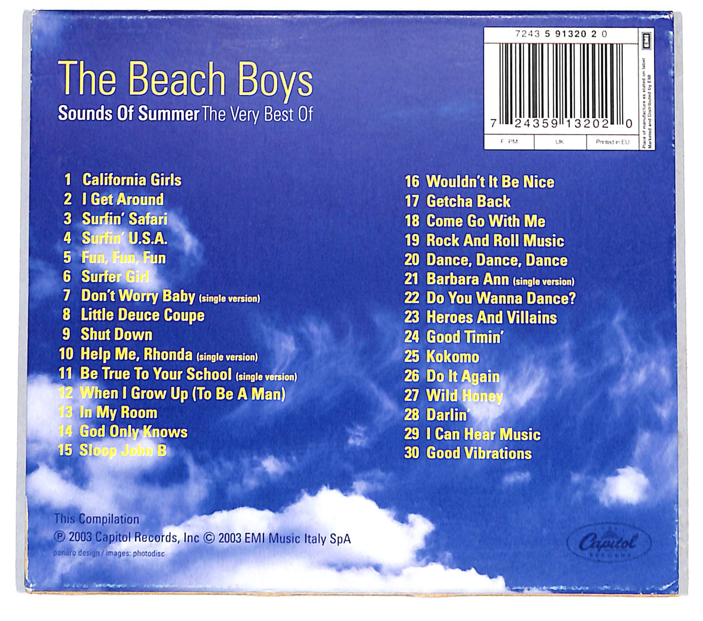 EBOND The Beach Boys - Sounds of Summer CD CB041942