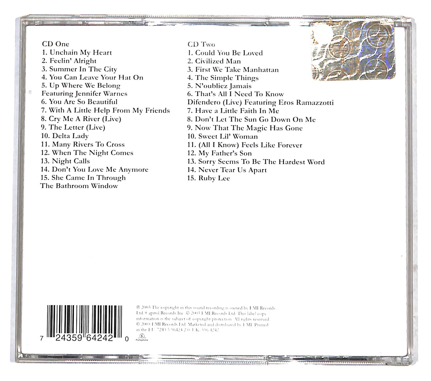 EBOND Joe Cocker - The Ultimate Collection 1968-2003 CD CB041955