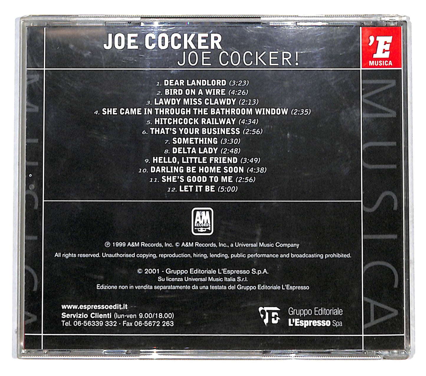 EBOND Joe Cocker - Joe Cocker! EDITORIALE CD CB041961