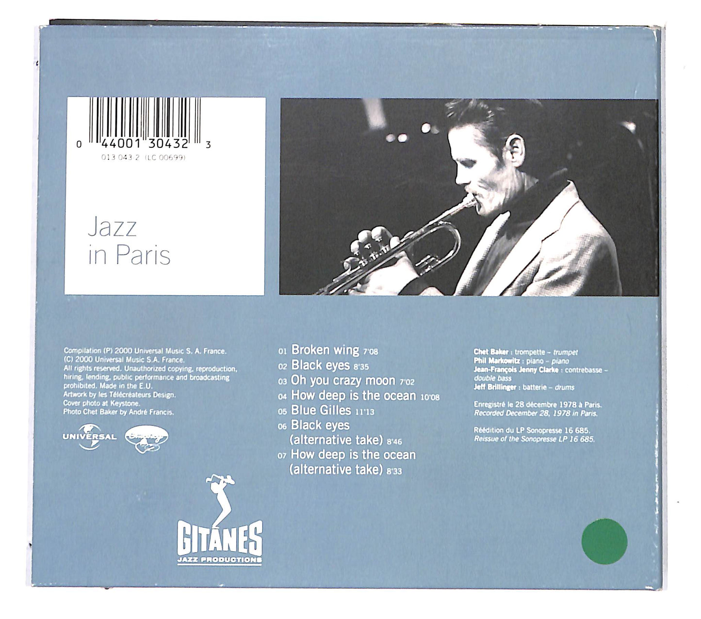 EBOND Chet Baker - Broken Wing DIGIPACK CD CB042206