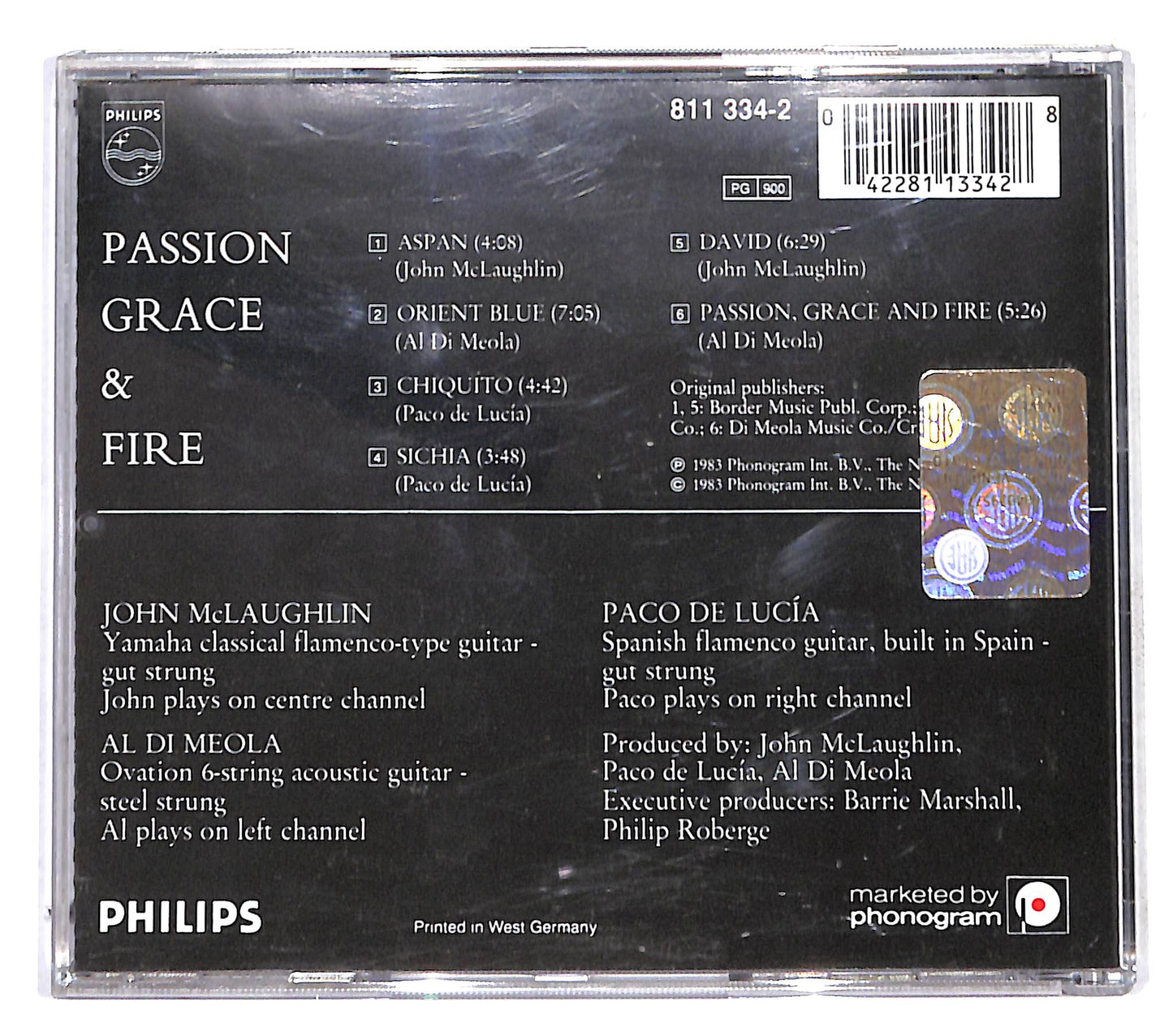 EBOND Various - Passion Grace & Fire CD CB042241