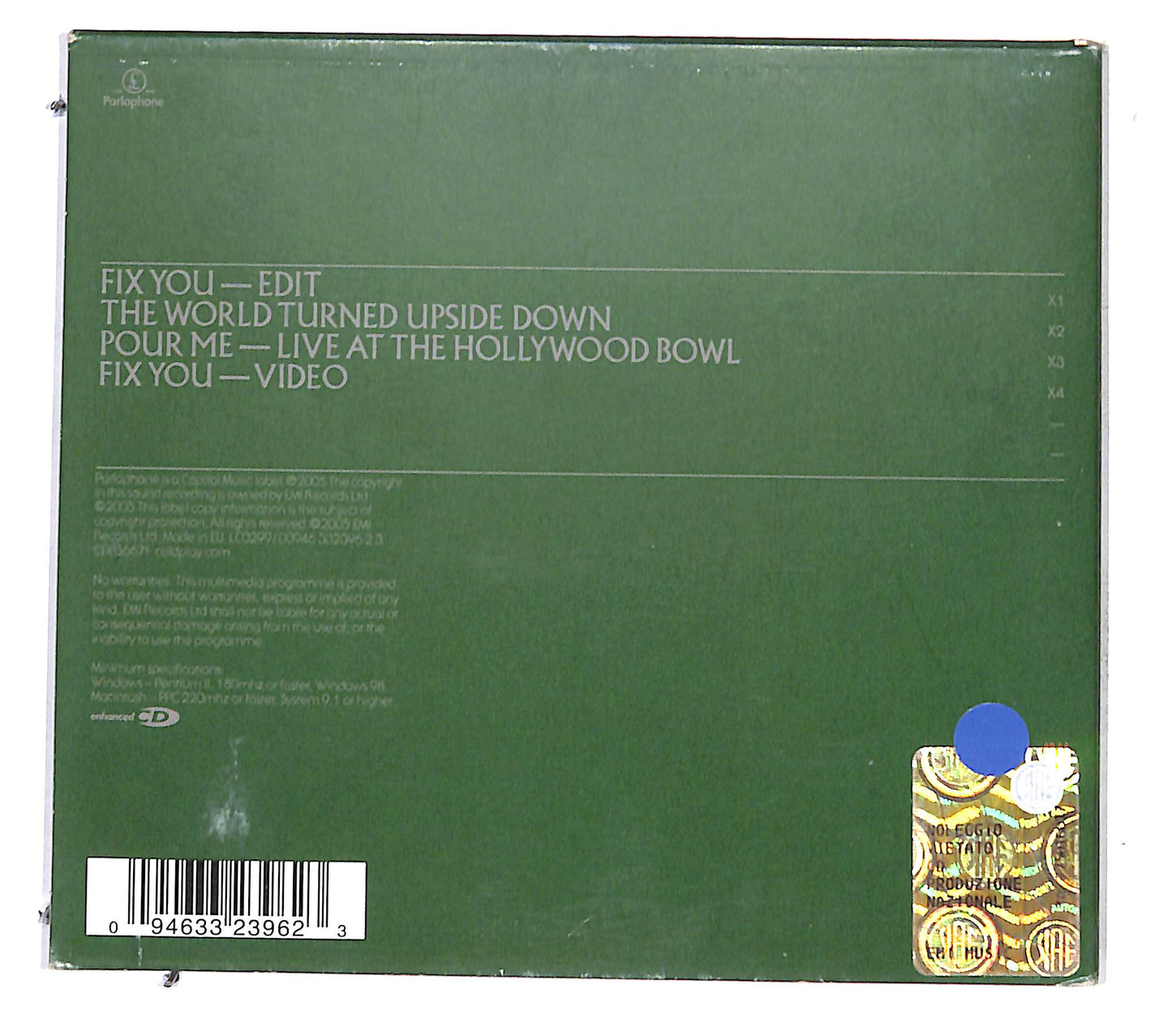 EBOND Coldplay - Fix You DIGIPACK CD CB042244
