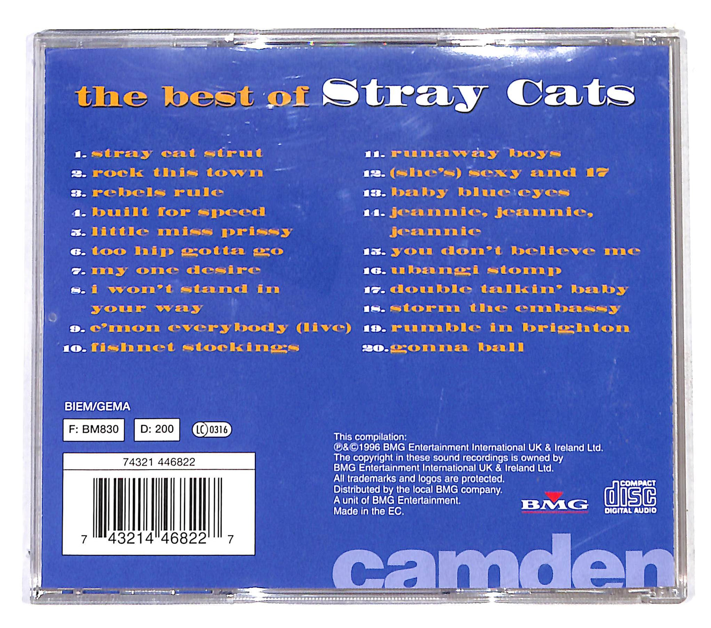 EBOND Stray Cats - The Best Of CD CB042250
