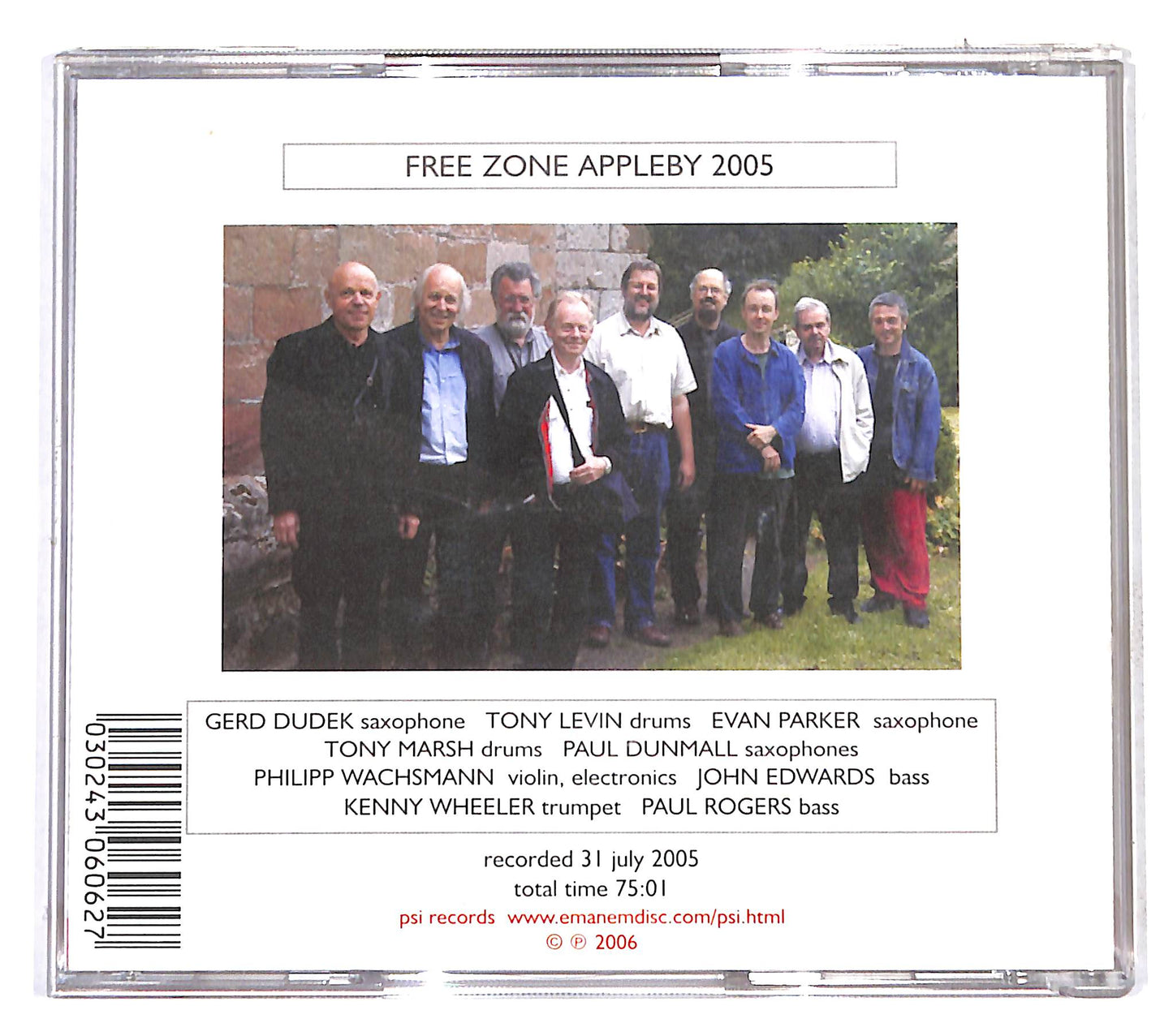 EBOND Various - Free Zone Appleby 2005 CD CB042253