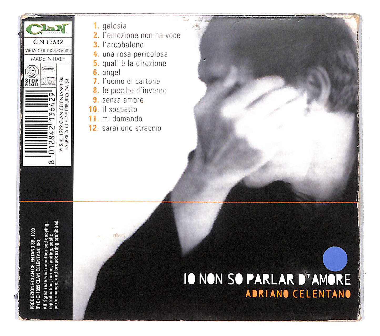 EBOND Adriano Celentano - Io Non So Parlar D'Amore DIGIPACK CD CB042259