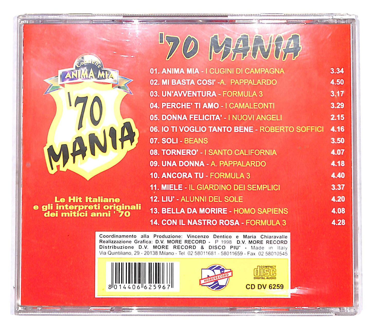 EBOND Various - '70 Mania CD CB042610