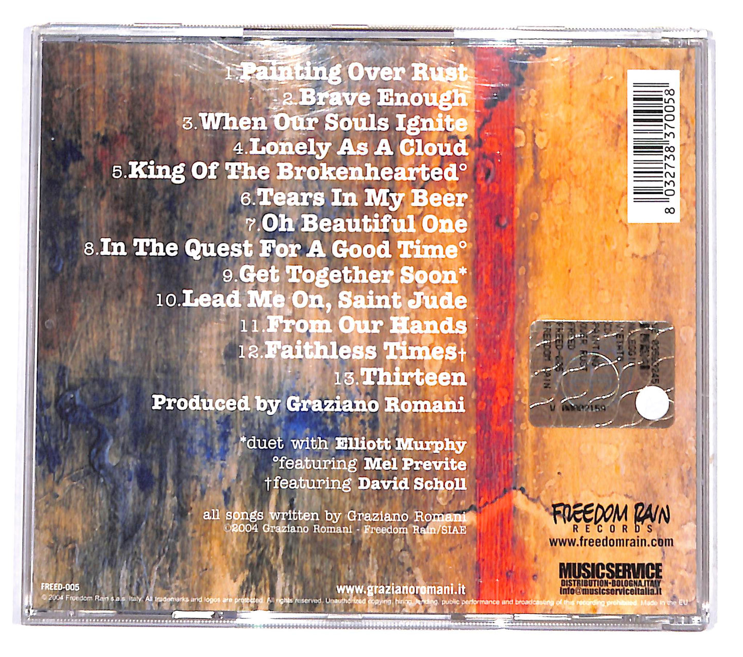 EBOND Graziano Romani - Painting Over Rust ( autografato) CD CB042623