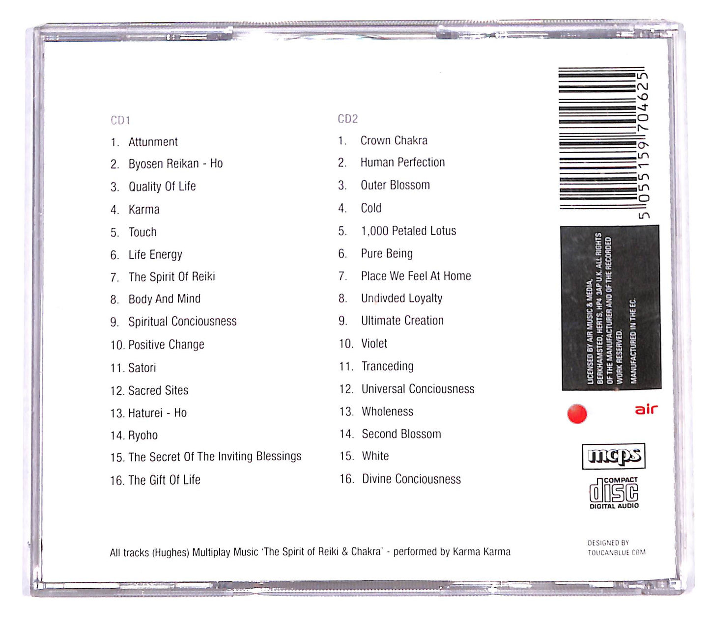 EBOND Karma Karma - The Spirit Of Reiki & Chakra CD CB042637