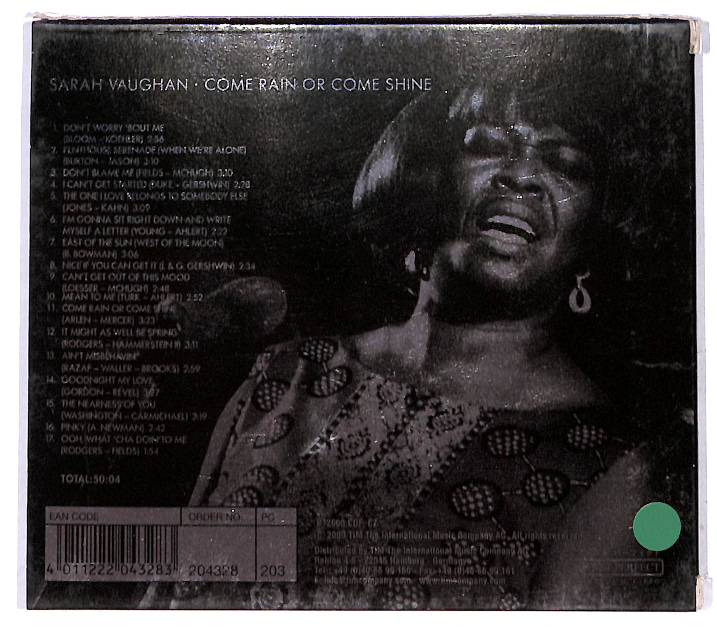 EBOND Sarah Vaughan - Come Rain Or Come Shine CD CB042646
