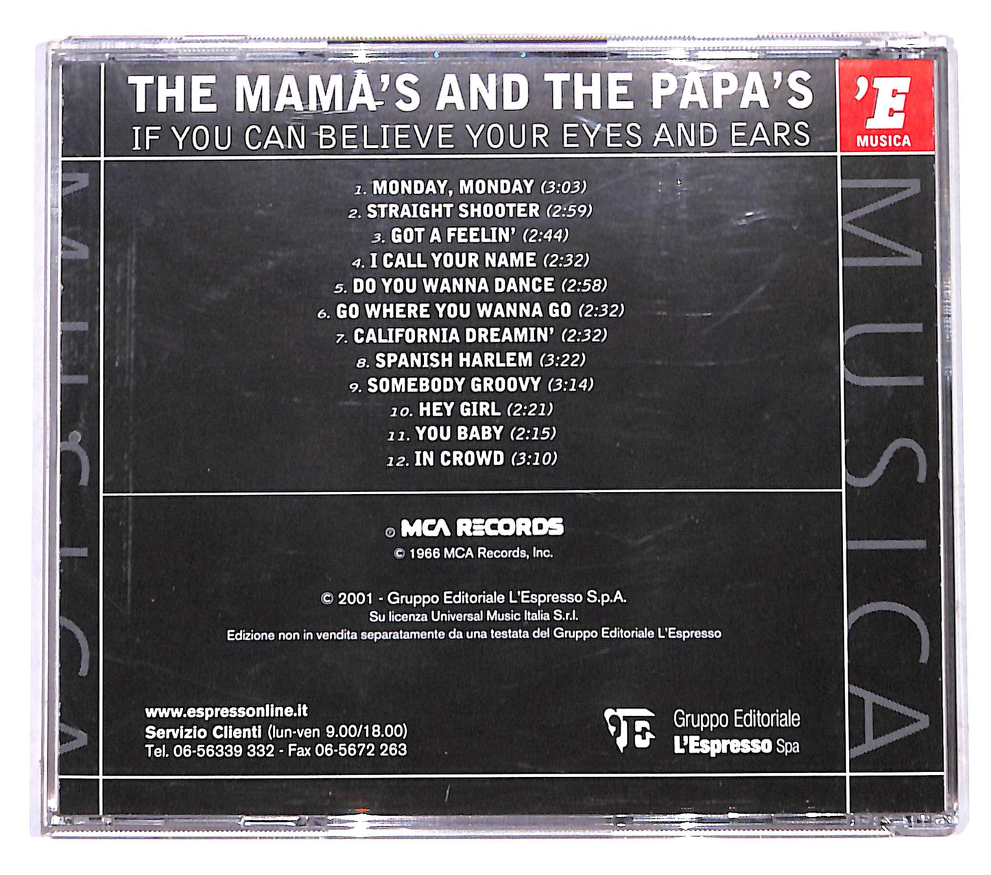EBOND The Mama's And The Papa's - If You Can Believe Your Eyes CD CB042649