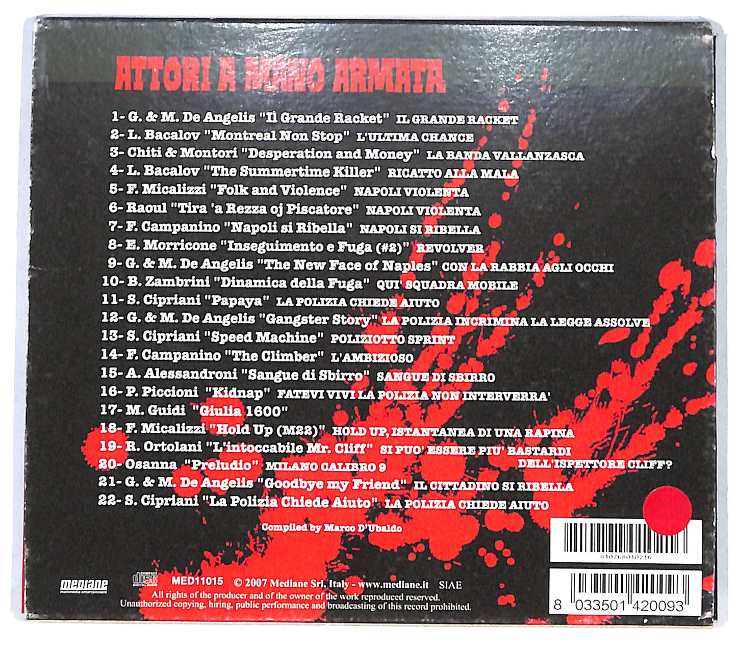 EBOND Various - Attori A Mano Armata CD CB043202