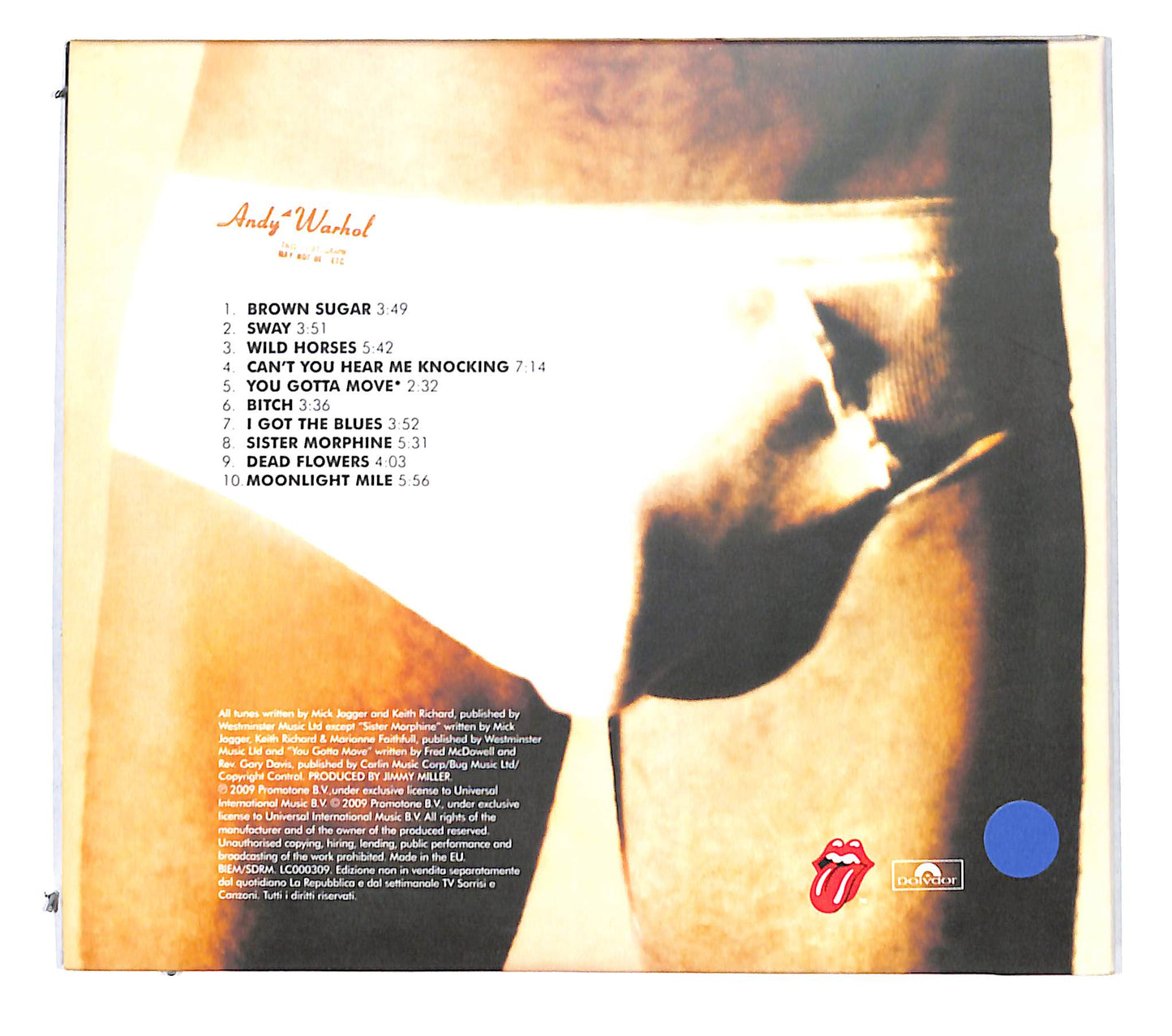 EBOND The Rolling Stones - Sticky Fingers DIGIPACK EDITORIALE CD CB043205