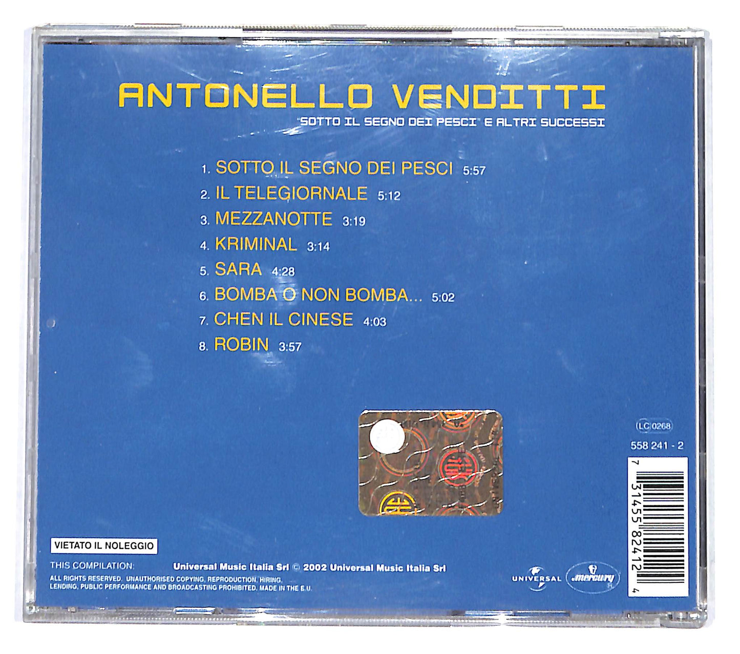 EBOND Antonello Venditti - Sotto Il Segno Dei Pesci E Altri Successi CD CB043223