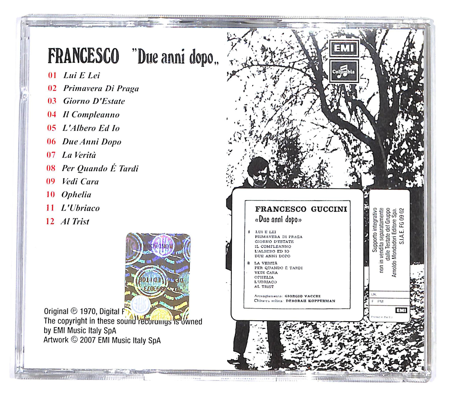 EBOND Francesco - Due Anni Dopo EDITORIALE CD CB043236