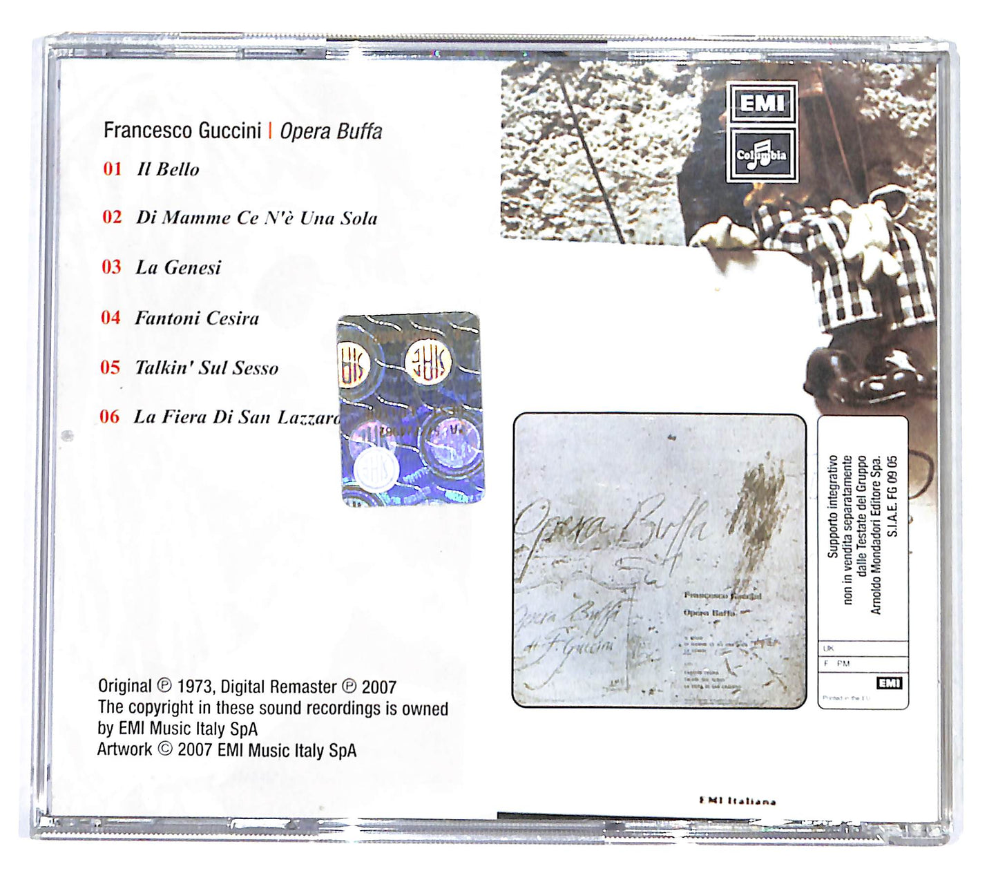 EBOND Francesco Guccini - Opera Buffa EDITORIALE CD CB043238
