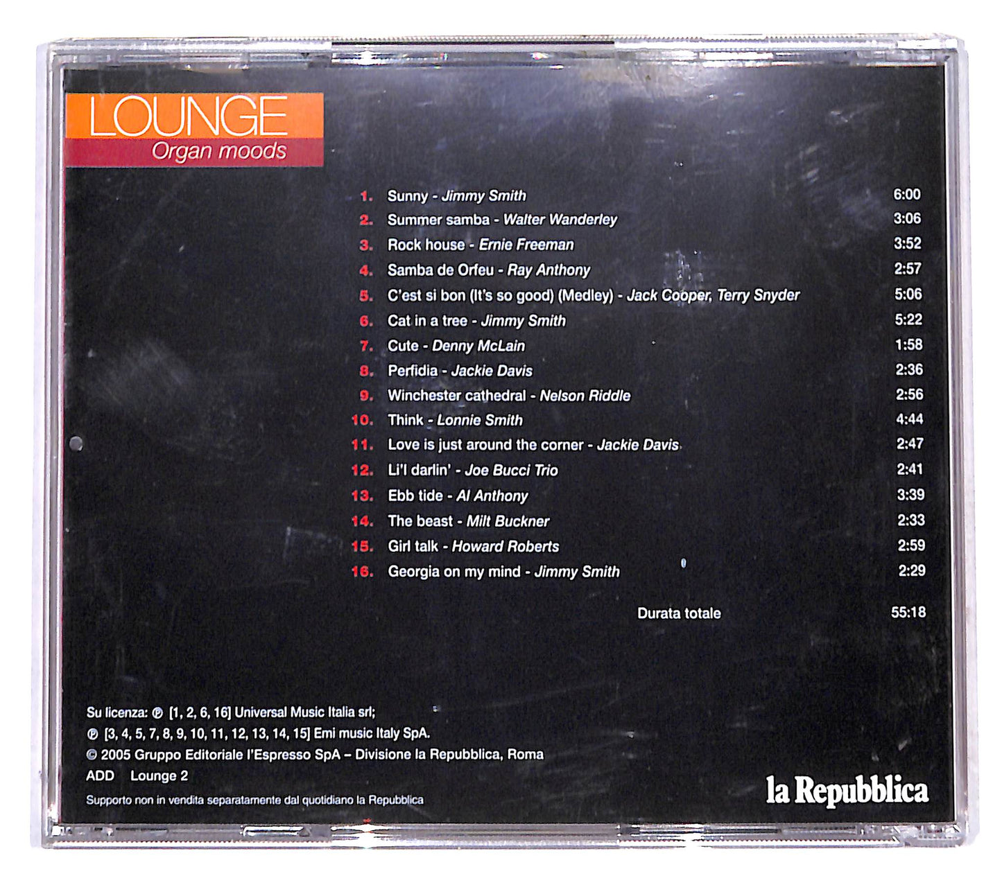 EBOND Various - Lounge - Organ moods EDITORIALE CD CB044607