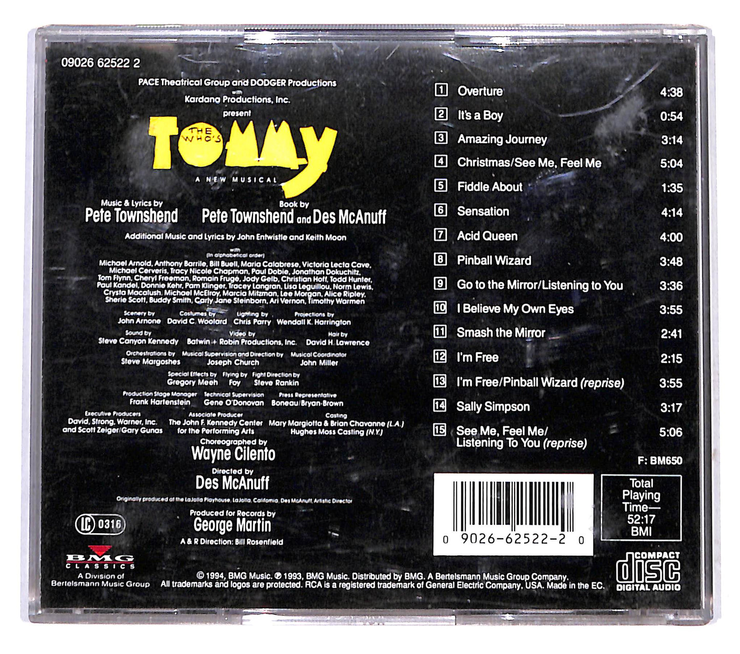 EBOND Various - The Who's Tommy - Original Cast Recording Highlights CD CB044610