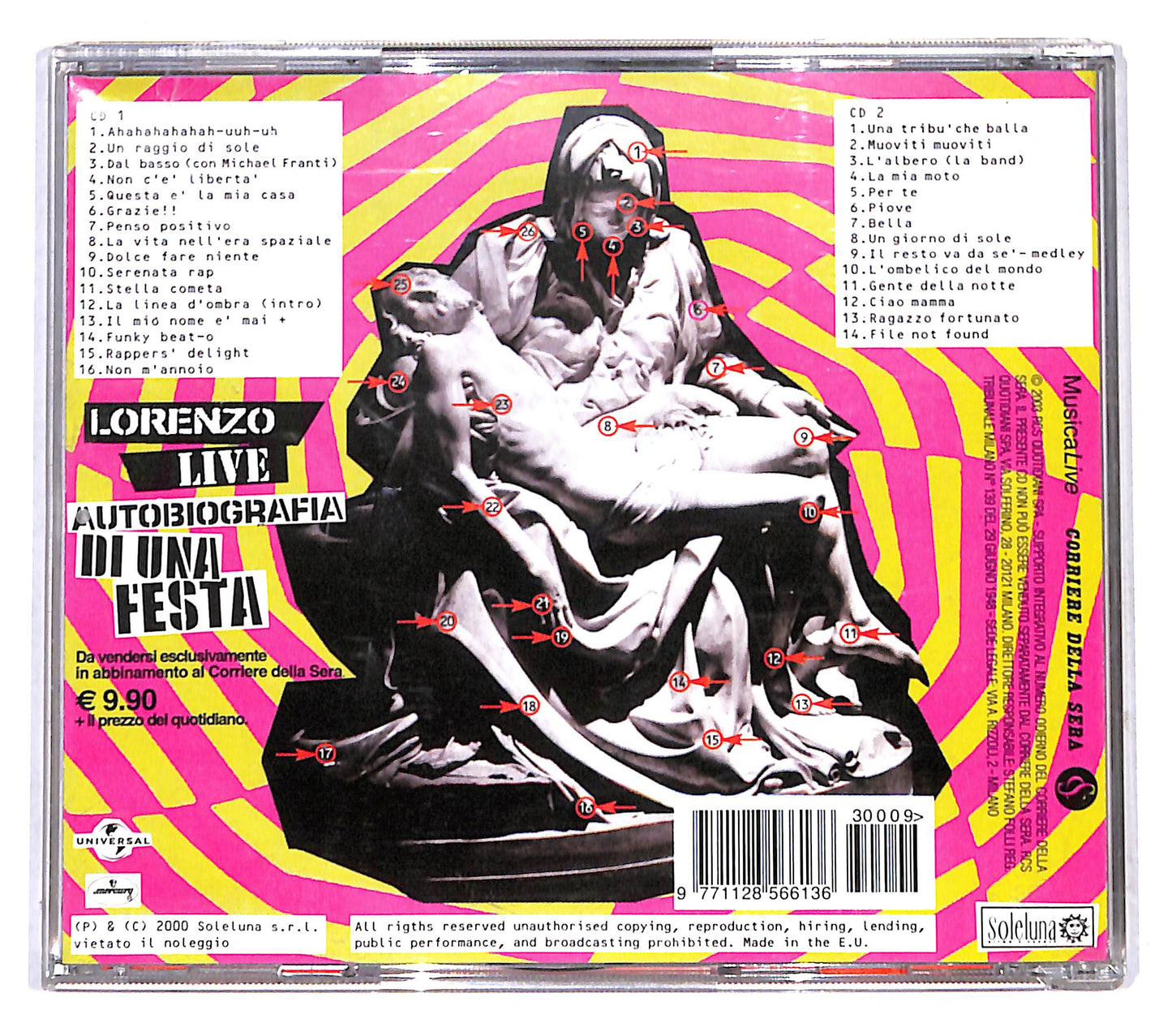 EBOND Lorenzo - Lorenzo Live - Autobiografia Di Una Festa CD CB044615
