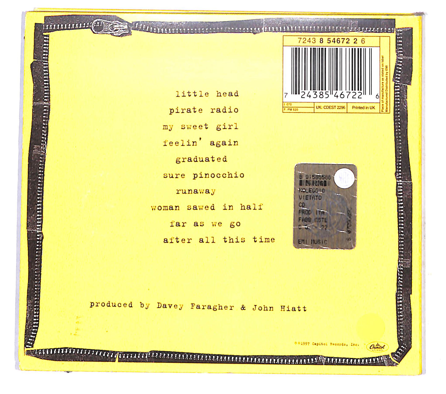 EBOND John Hiatt - Little Head DIGIPACK CD CB044616