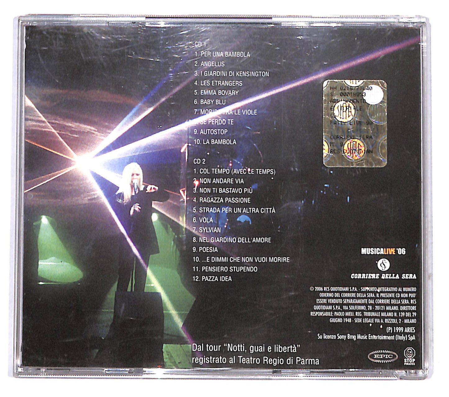 EBOND Patty Pravo - Patty Live 99 EDITORIALE CD CB044618