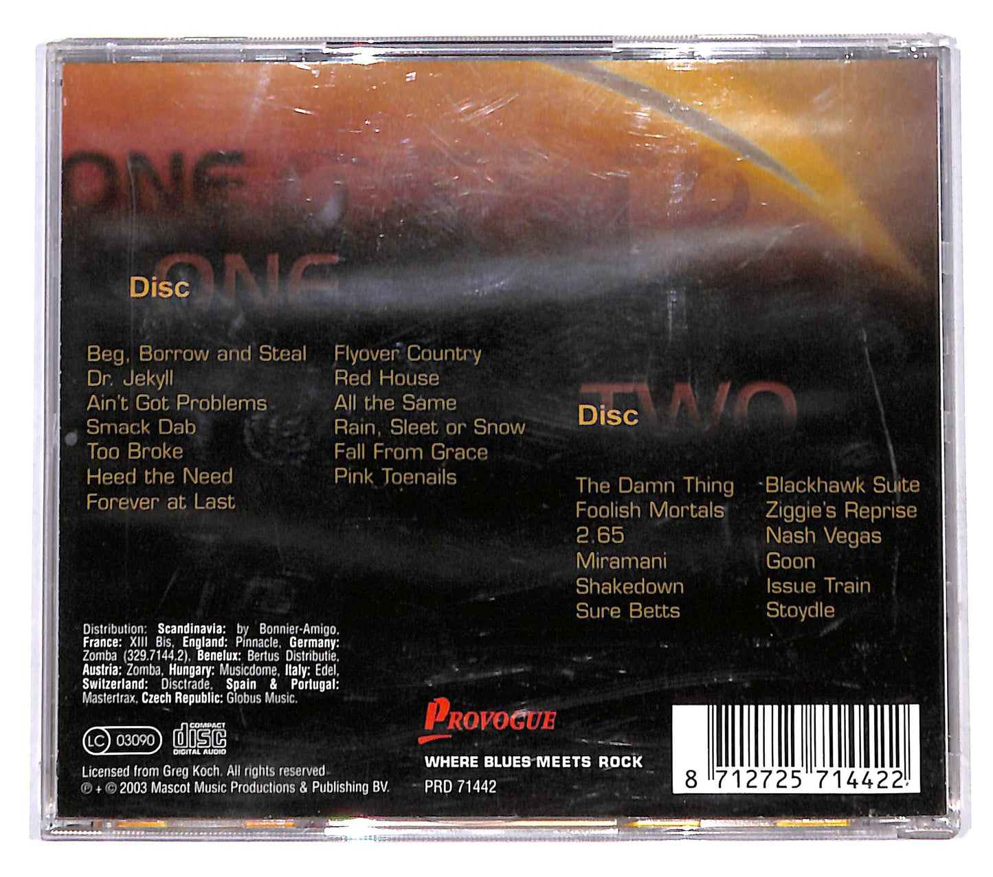 EBOND Greg Koch - 13 x 12 CD CB044625